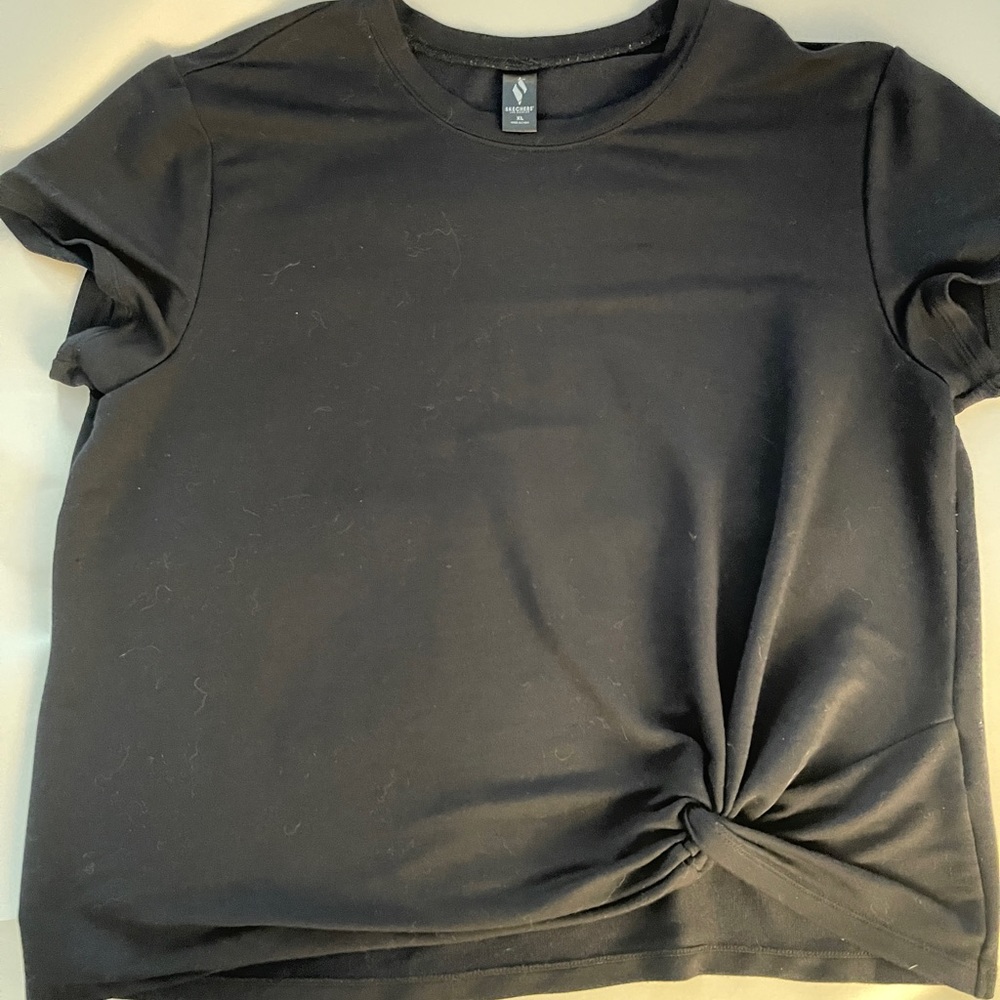 Skechers Athletic Black Womens t-shirt Size XL